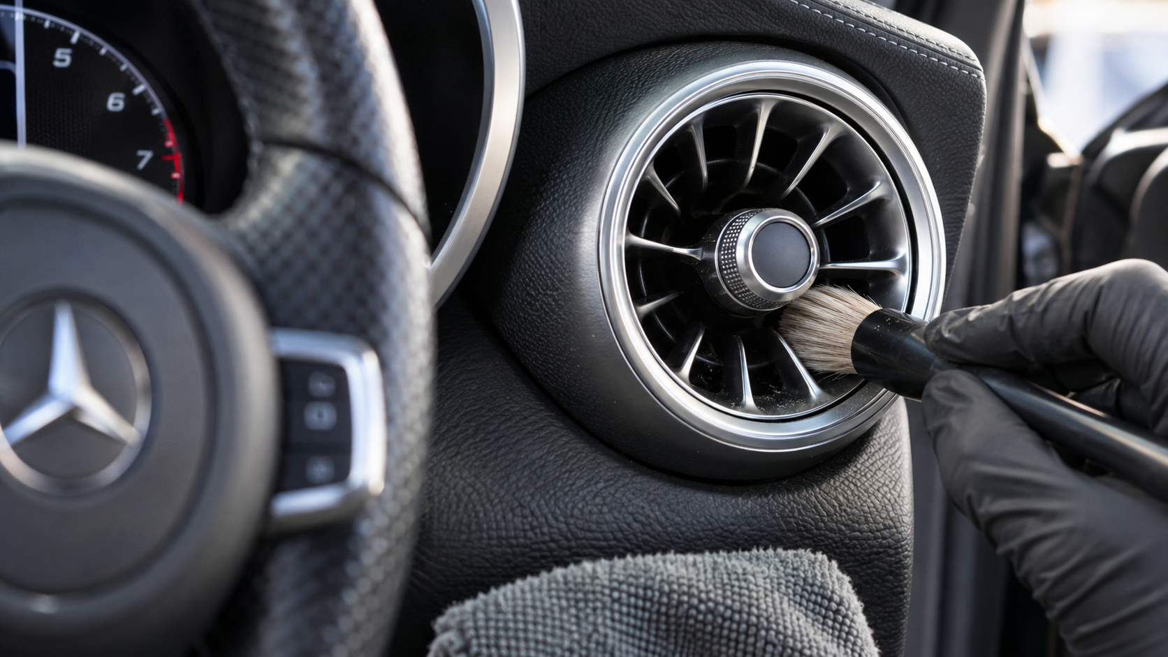 Detailing automobile